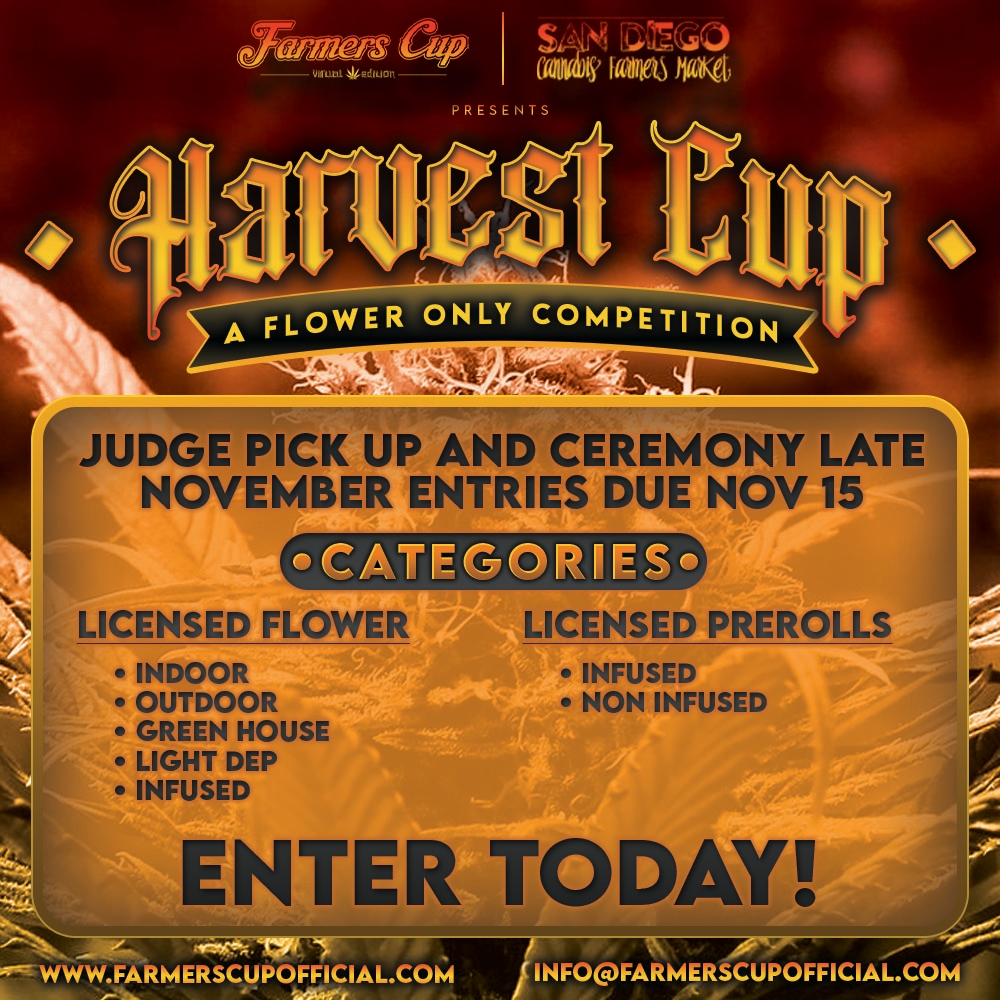 Harvest Cup 2021 - Flower-only Cannabis Competition in San Diego November 2021