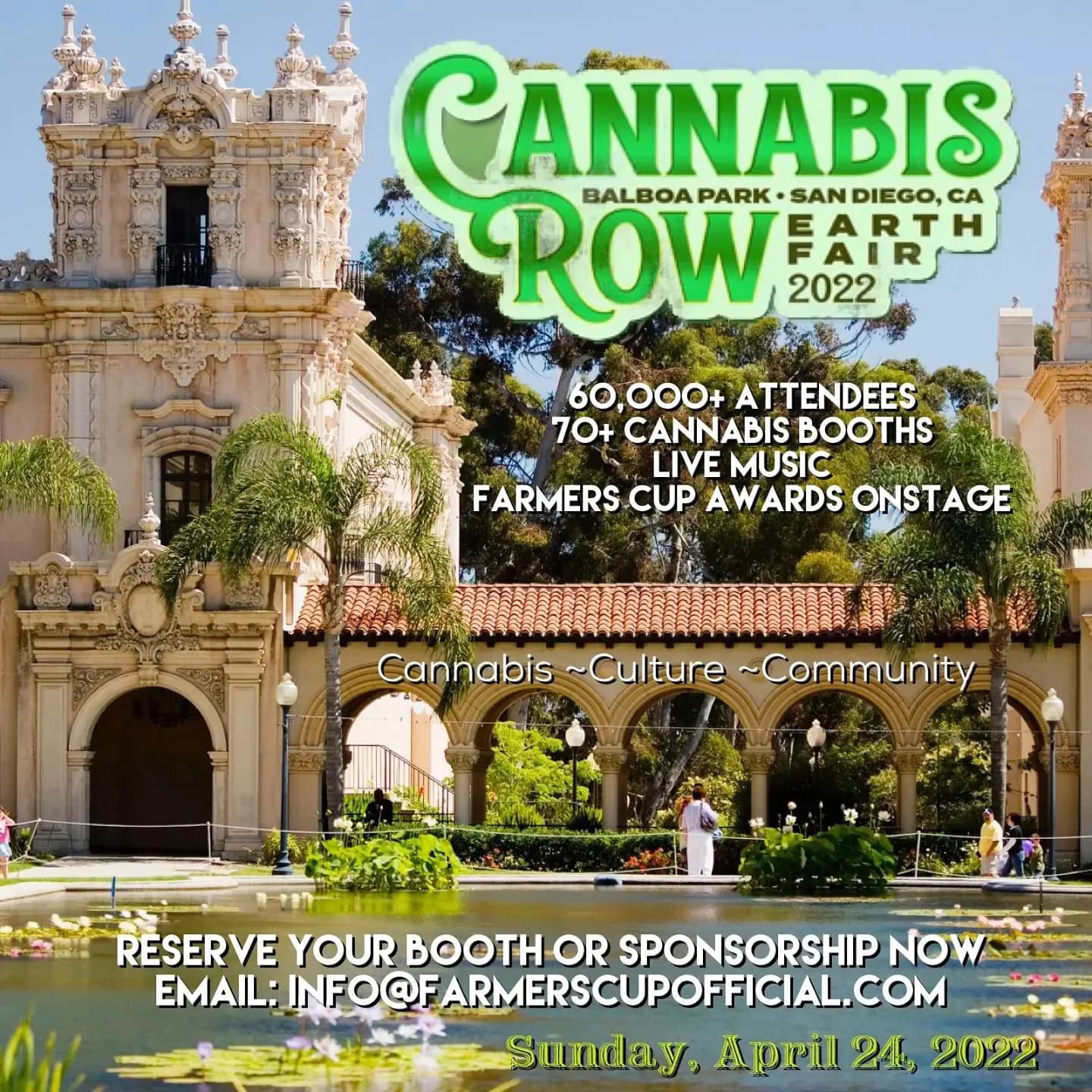 Cannabis Row 2022 Balboa Park San Diego